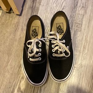 black and white vans